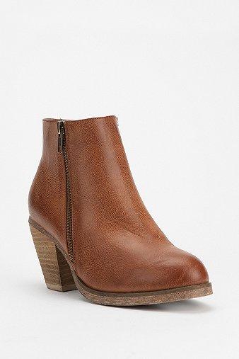 Ecote Eliana Double Zip Ankle Boot - Brown - 7